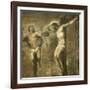 Christ on the Cross and the Good Thief, c.1565-Titian (Tiziano Vecelli)-Framed Giclee Print