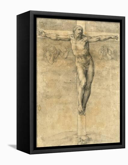 Christ on the Cross, Around 1541-Michelangelo Buonarroti-Framed Stretched Canvas