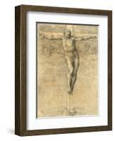 Christ on the Cross, Around 1541-Michelangelo Buonarroti-Framed Giclee Print