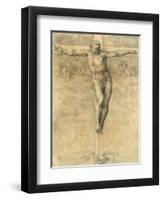 Christ on the Cross, Around 1541-Michelangelo Buonarroti-Framed Giclee Print