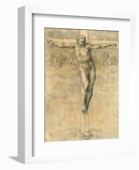 Christ on the Cross, Around 1541-Michelangelo Buonarroti-Framed Giclee Print