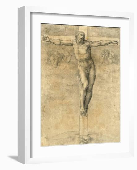 Christ on the Cross, Around 1541-Michelangelo Buonarroti-Framed Giclee Print