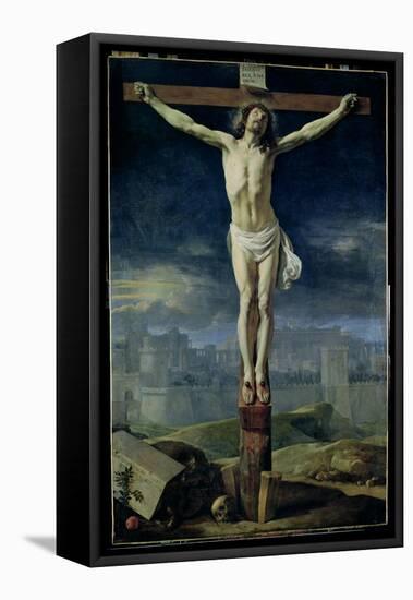 Christ on the Cross, Before 1650-Philippe De Champaigne-Framed Stretched Canvas