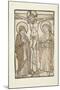 Christ on the Cross Between Mary and Saint John, 1460-70-null-Mounted Giclee Print