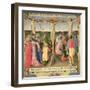 Christ on the Cross Between the Two Thieves-Fra Angelico-Framed Giclee Print