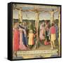 Christ on the Cross Between the Two Thieves-Fra Angelico-Framed Stretched Canvas