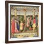 Christ on the Cross Between the Two Thieves-Fra Angelico-Framed Giclee Print