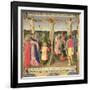 Christ on the Cross Between the Two Thieves-Fra Angelico-Framed Giclee Print