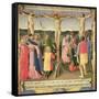 Christ on the Cross Between the Two Thieves-Fra Angelico-Framed Stretched Canvas