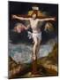 Christ on the Cross Between Two Angels-Gillis Mostaert-Mounted Giclee Print