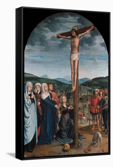 Christ on the Cross, Ca 1515-Gerard David-Framed Stretched Canvas