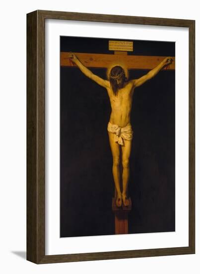 Christ on the Cross (Christ of San Placido), 1630/32-Diego Velazquez-Framed Giclee Print