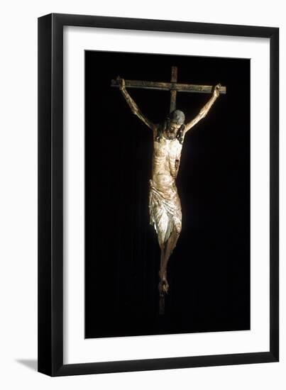 Christ on the Cross, Crucifix, 14th Century-null-Framed Photographic Print