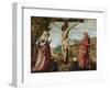 Christ on the Cross with Mary and John-Albrecht Altdorfer-Framed Giclee Print