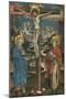 Christ on the Cross with Mary and Saint John-null-Mounted Giclee Print