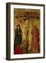 Christ on the Cross with Mary, John and Magdalena-Simone Martini-Framed Giclee Print