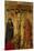 Christ on the Cross with Mary, John and Magdalena-Simone Martini-Mounted Giclee Print