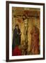 Christ on the Cross with Mary, John and Magdalena-Simone Martini-Framed Giclee Print