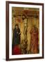 Christ on the Cross with Mary, John and Magdalena-Simone Martini-Framed Giclee Print