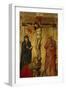 Christ on the Cross with Mary, John and Magdalena-Simone Martini-Framed Premium Giclee Print