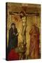 Christ on the Cross with Mary, John and Magdalena-Simone Martini-Stretched Canvas