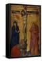 Christ on the Cross with Mary, John and Mary Magdalene, C.1370/80-null-Framed Stretched Canvas