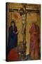 Christ on the Cross with Mary, John and Mary Magdalene, C.1370/80-null-Stretched Canvas
