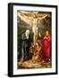 Christ on the Cross, with Mary, St John and the Magdalene, circa 1600-Hendrik Goltzius-Framed Giclee Print