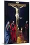 Christ on the Cross with the Virgin, Mary Magdalene, St. John and St. Francis of Paola-Nicolas Tournier-Mounted Giclee Print