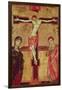 Christ on the Cross, with the Virgin Mary, St. John the Evangelist and Five Angels-null-Framed Giclee Print