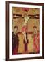 Christ on the Cross, with the Virgin Mary, St. John the Evangelist and Five Angels-null-Framed Giclee Print