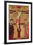 Christ on the Cross, with the Virgin Mary, St. John the Evangelist and Five Angels-null-Framed Giclee Print