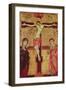 Christ on the Cross, with the Virgin Mary, St. John the Evangelist and Five Angels-null-Framed Giclee Print