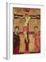 Christ on the Cross, with the Virgin Mary, St. John the Evangelist and Five Angels-null-Framed Giclee Print