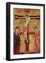 Christ on the Cross, with the Virgin Mary, St. John the Evangelist and Five Angels-null-Framed Premium Giclee Print