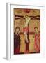 Christ on the Cross, with the Virgin Mary, St. John the Evangelist and Five Angels-null-Framed Premium Giclee Print