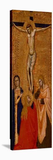 Christ on the Cross with the Virgin, Saint John, and Saint Mary Magdalene, C. 1360-1380 (Tempera An-Italian School-Stretched Canvas