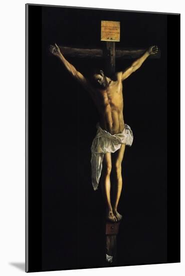 Christ on the Cross-Zubaran-Mounted Art Print