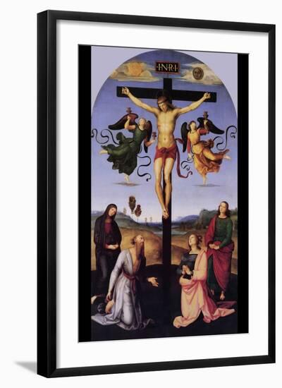 Christ on the Cross-Raphael-Framed Art Print