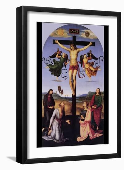 Christ on the Cross-Raphael-Framed Art Print