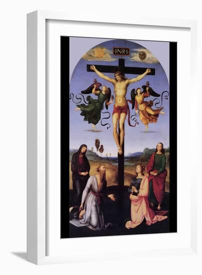 Christ on the Cross-Raphael-Framed Art Print