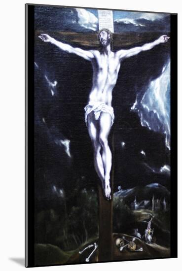 Christ on the Cross-El Greco-Mounted Art Print