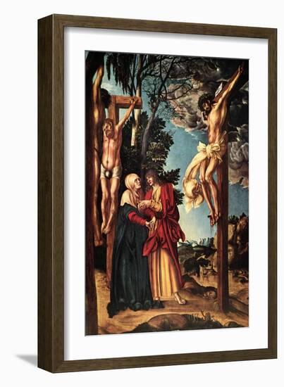 Christ on the Cross-Lucas Cranach the Elder-Framed Art Print