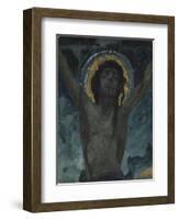 Christ on the Cross-Mikhail Vasilyevich Nesterov-Framed Giclee Print