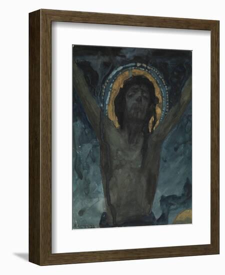 Christ on the Cross-Mikhail Vasilyevich Nesterov-Framed Giclee Print