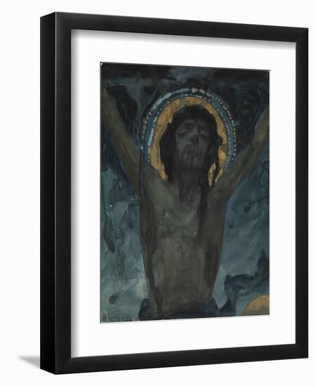 Christ on the Cross-Mikhail Vasilyevich Nesterov-Framed Giclee Print