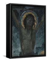 Christ on the Cross-Mikhail Vasilyevich Nesterov-Framed Stretched Canvas