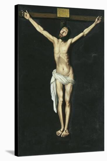 Christ on the Cross-Francisco de Zurbarán-Stretched Canvas