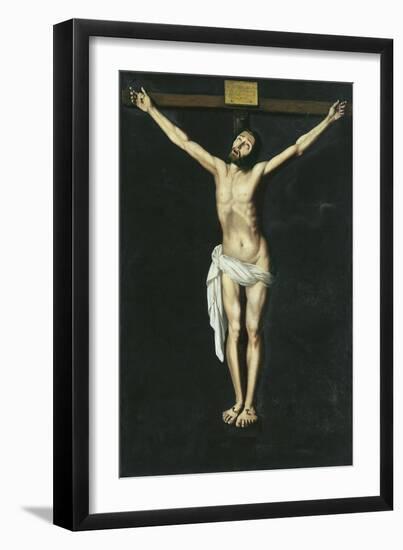 Christ on the Cross-Francisco de Zurbarán-Framed Giclee Print