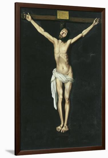 Christ on the Cross-Francisco de Zurbarán-Framed Giclee Print